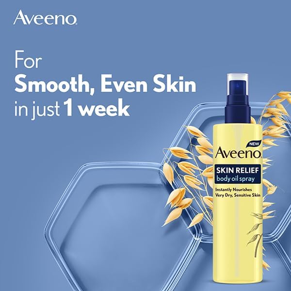 Aveeno Daily Moisturising Body Cleansing Oil (1x 200ml), Nourishing Shower Body Oil for Normal to Dry Skin, Soap-Free, Lightly Scented & Vegan* with Soothing Prebiotic Triple Oat Complex